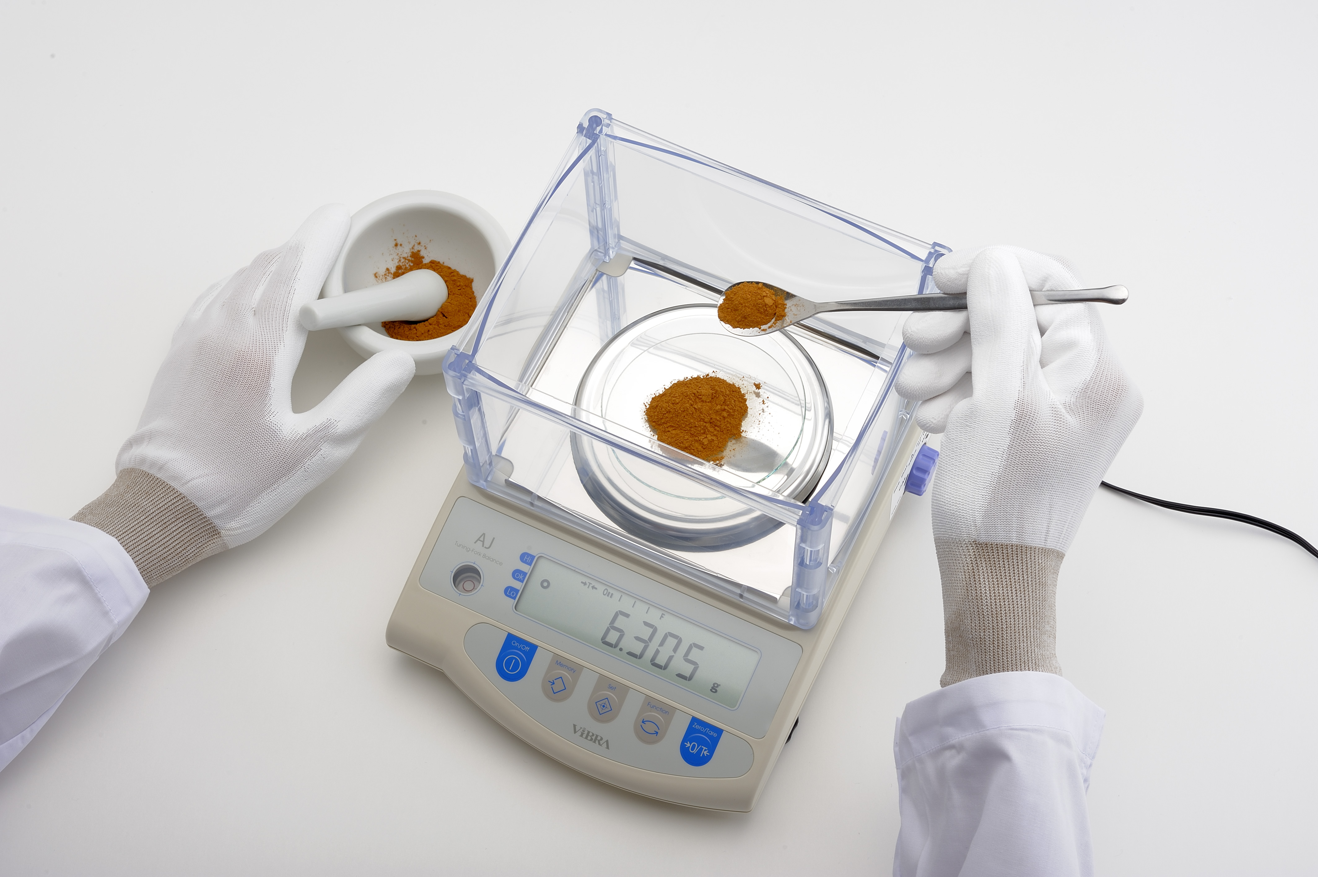 Easy switching the weighing modes