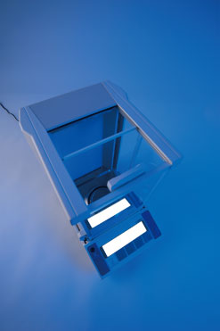 Large display unit with back-light.