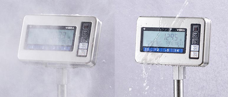 IP65規格適合の防塵・防水構造