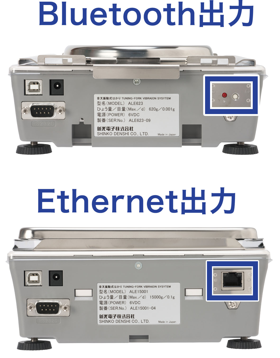 ViBRA ALE3202:高精度電子天びん 秤量3.2kg 最小表示0.01g ▽835-4764 ALE3202 1台 